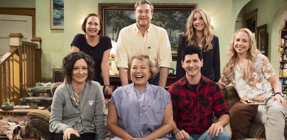  Roseanne had only just returned to the screen after 21 years with huge ratings but has now been axed by ABC