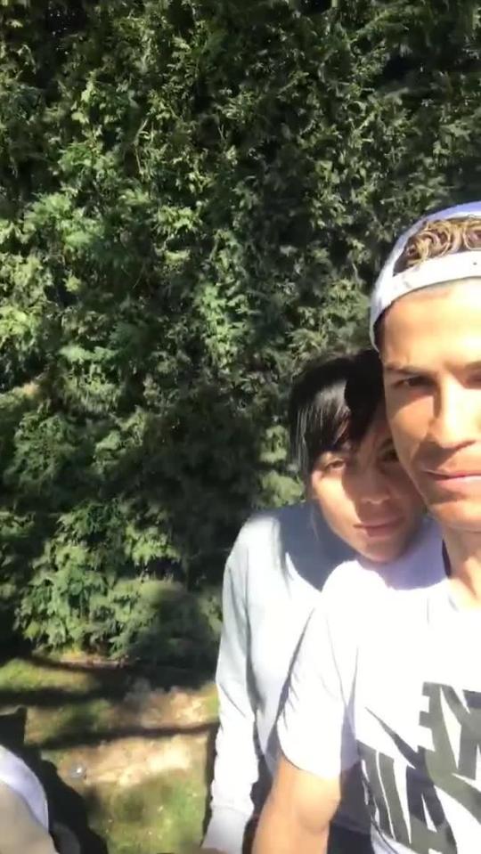  Cristiano Ronaldo enjoyed a relaxing day with stunning girlfriend Georgina Rodriguez