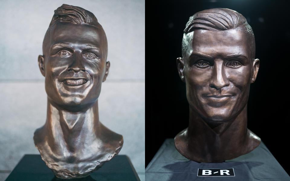  The original bust vs the new one