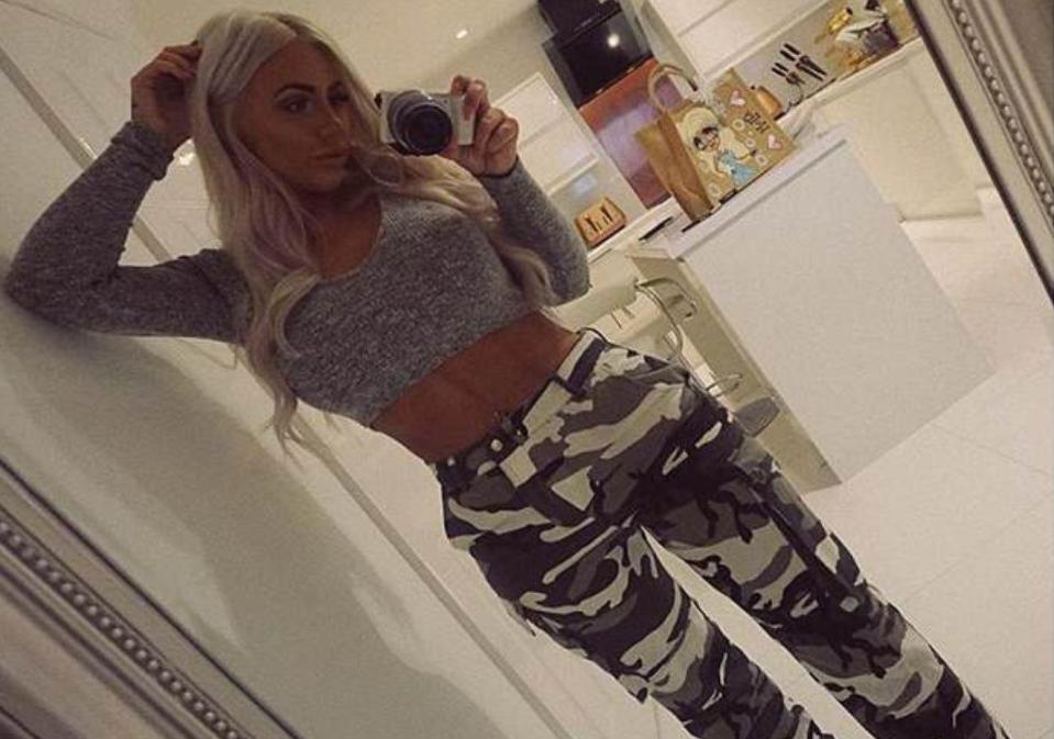  Holly's home boasts plenty of white fittings and, of course, a large mirror for selfies