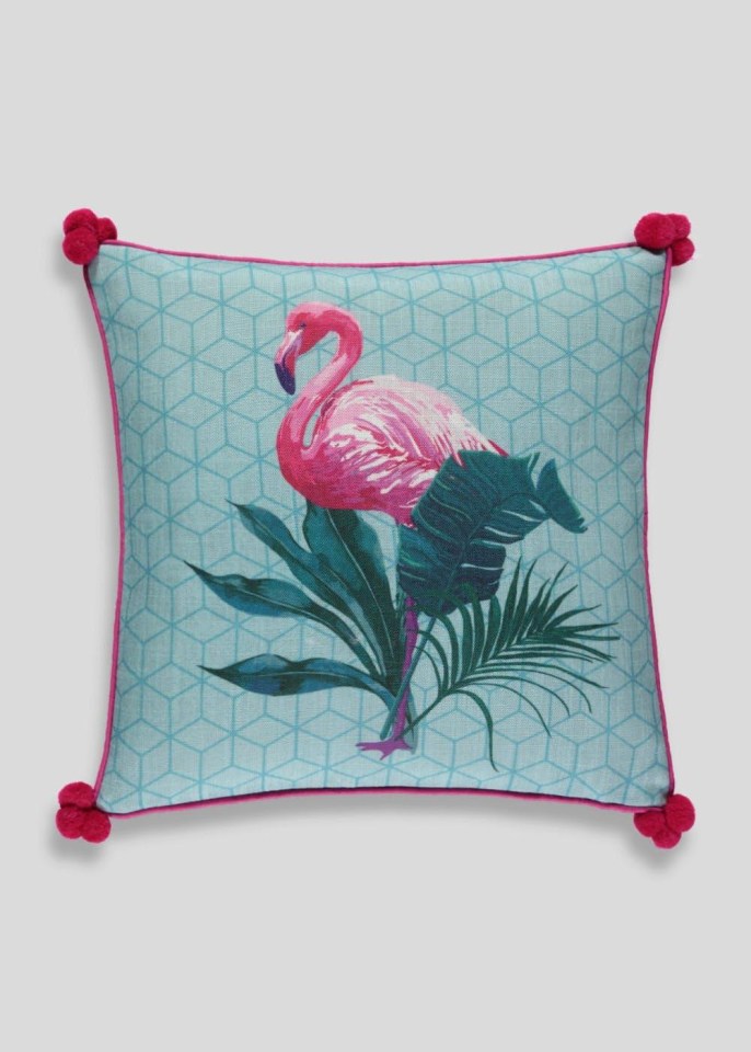 Add a splash of colour to your bedroom with this adorable cushion