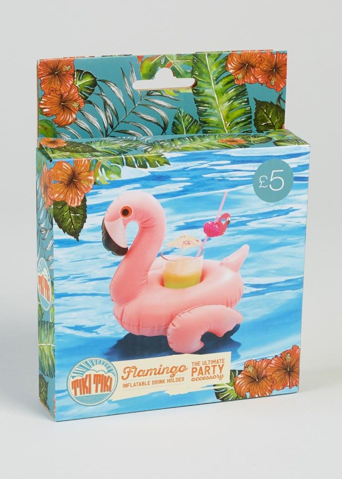 Now you can sip cocktails in the pool in style with these flamingo drinks holders