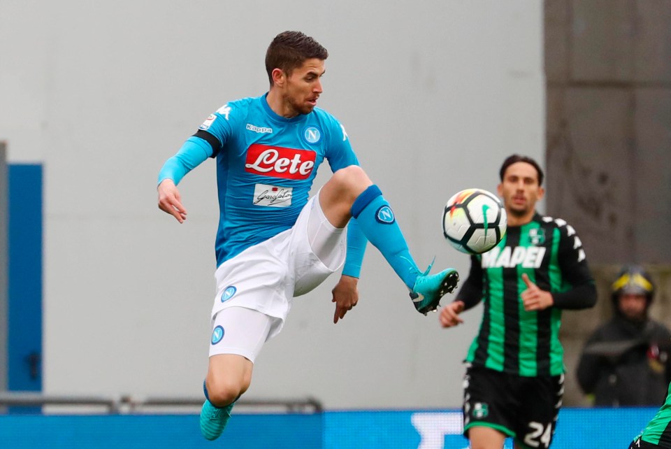 Man Utd are hoping to land Napoli's Jorginho as a replacement for Michael Carrick