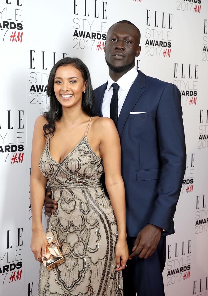  One of Stormzy's gongs recently fell off a shelf and injured his girlfriend Maya Jama’s toe