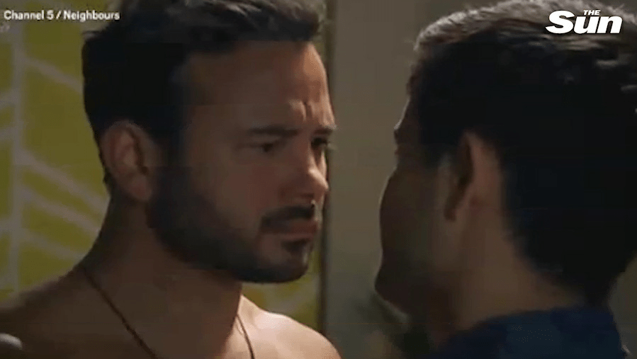  Neighbours fans heaped praise on Ryan Thomas after his gay sex scene