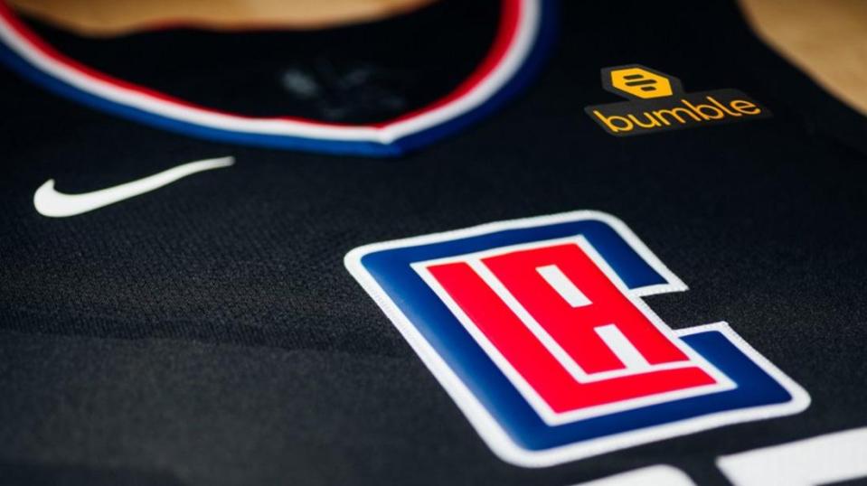  The Los Angeles Clippers will proudly show off the Bumble badge