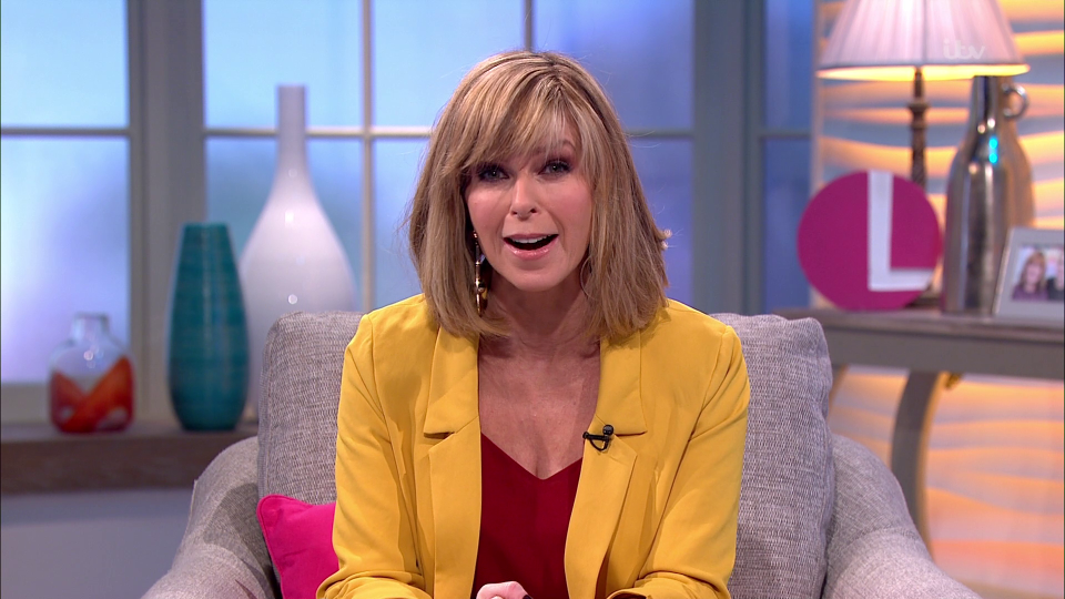  Kate fronted the show and wished Lorraine a speedy recovery