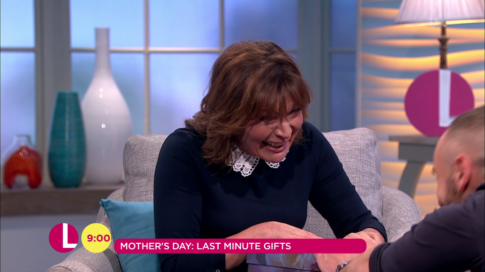  Lorraine cried as she said how much she misses her daughter, who works in Singapore