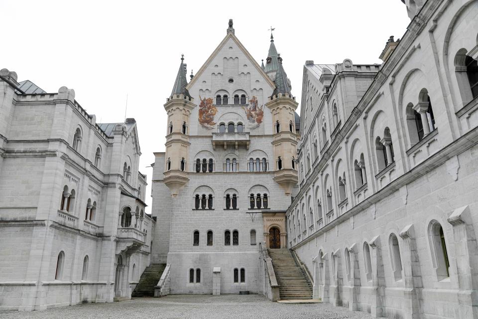  Guests can visit the castle in Bavaria