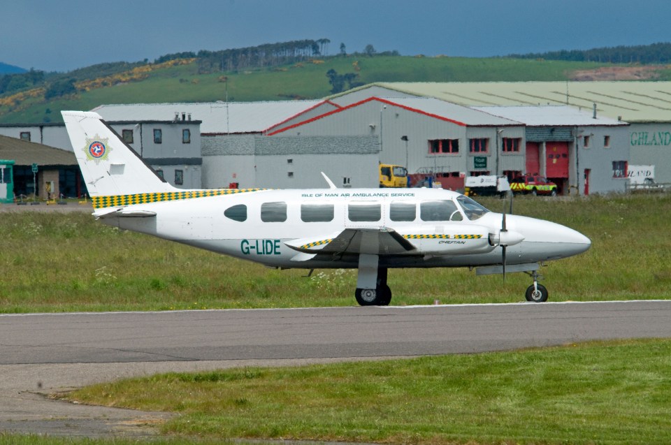  One of the final scenes of the show is filmed at Woodgate Aviation's hangar at Belfast International Airport