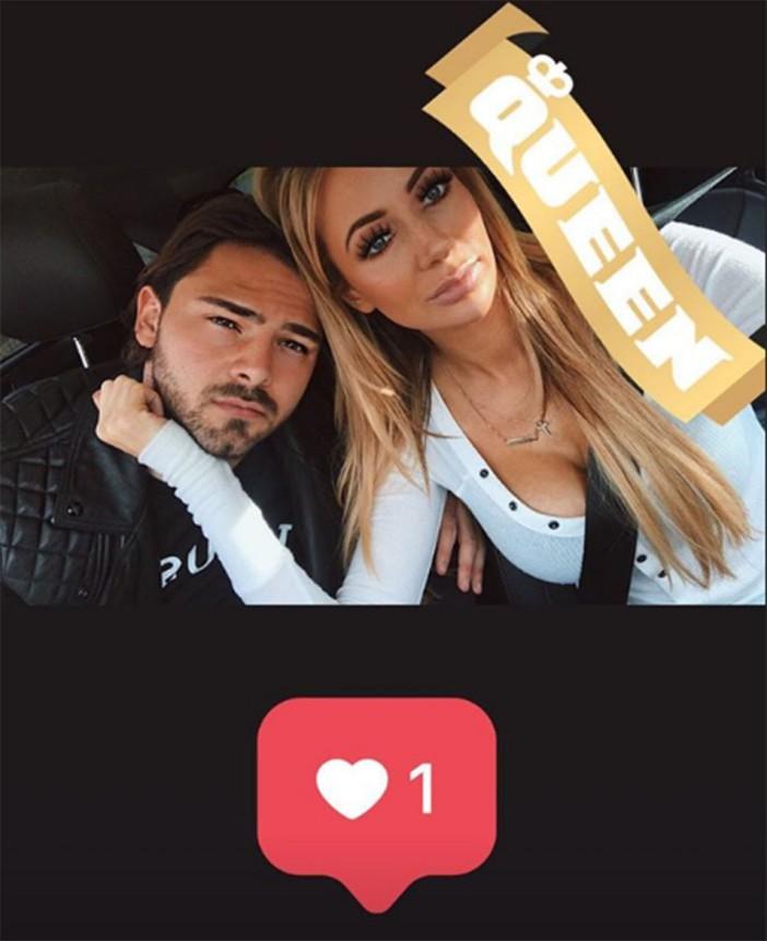  Olivia has already gone public with on-again boyfriend footballer Bradley Dack