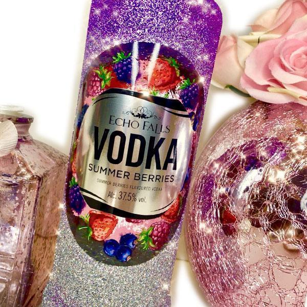  You can now buy glittery bottles of Echo Falls Summer Berries vodka - and they're bling-tastic