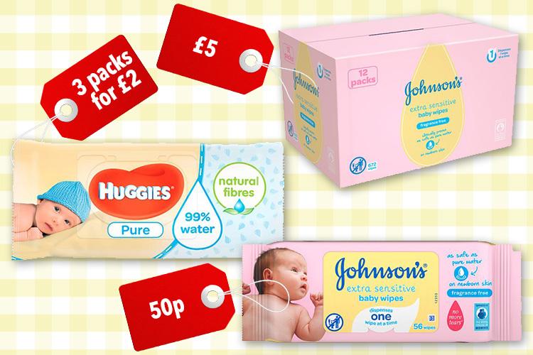  These are some of the cheapest offer for baby wipes in the country right now