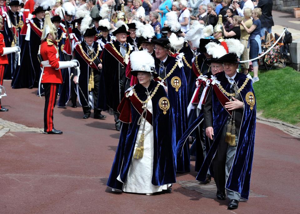  John Major, pictured right during the Garter Day celebration in Windsor, is a member of the Order of the Garter