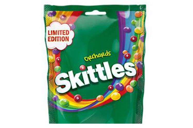  The Skittles only have two different flavours from a regular packet of the sweets