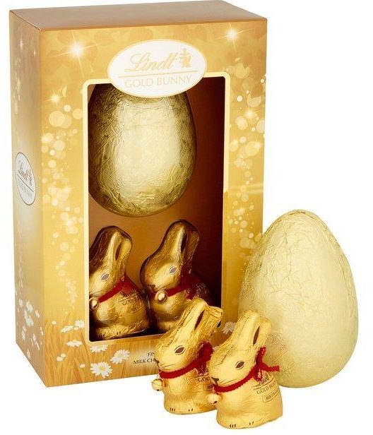  Lindt Gold Bunny and Milk Chocolate eggs are available for £6 - a 50 per cent saving