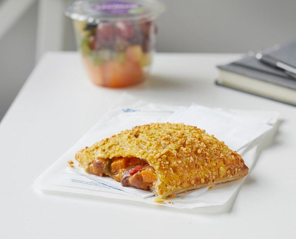  Greggs has added a new meat-free pastry bake to its menu