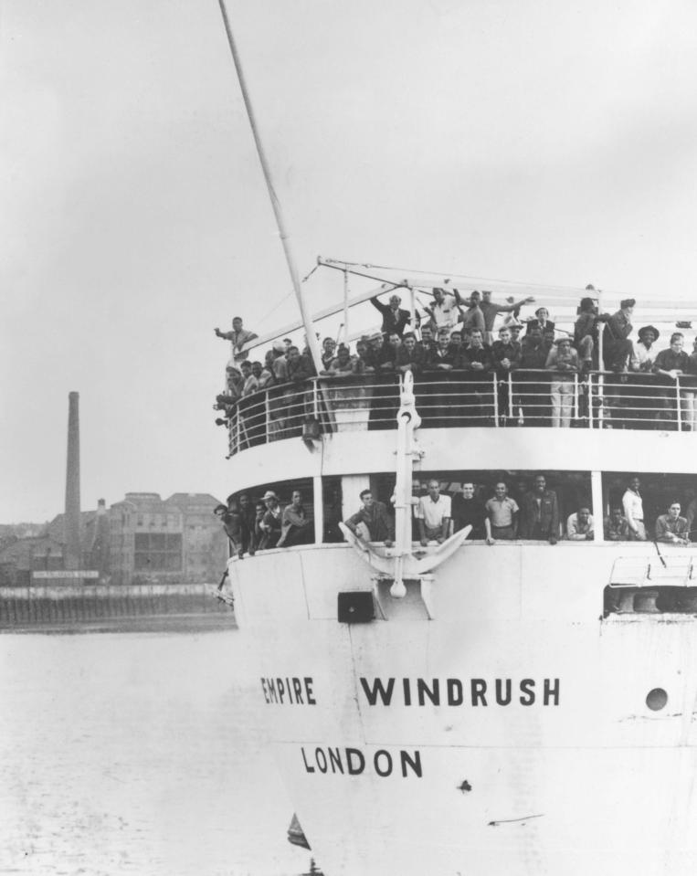  The ex-troopship 'Empire Windrush' first arrived at Tilbury Docks in 1948