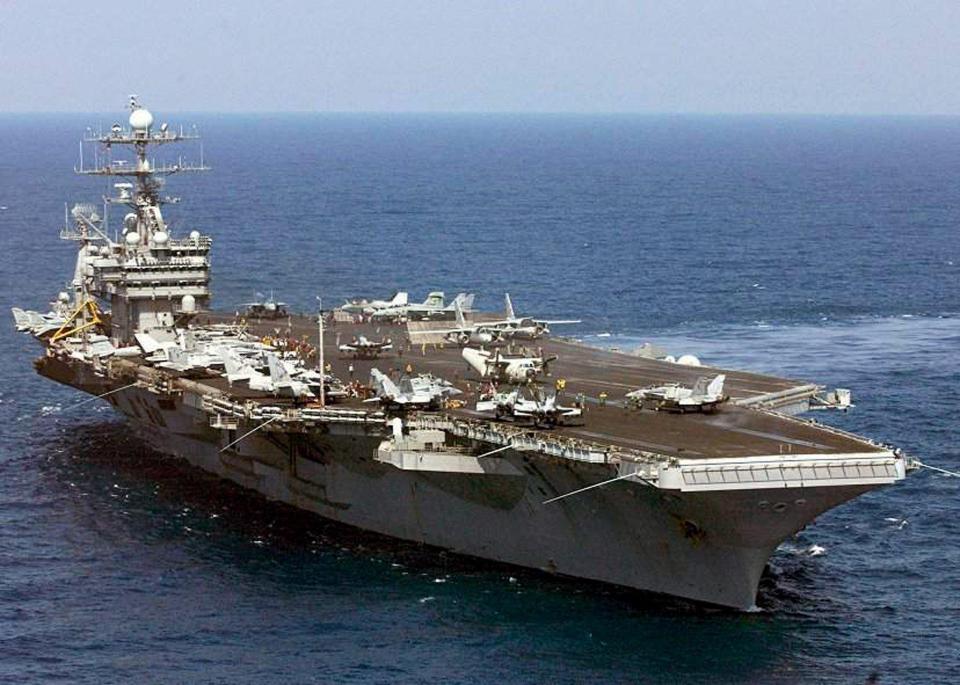 The nuclear-powered aircraft carrier USS Harry S. Truman is poised to enter the fray