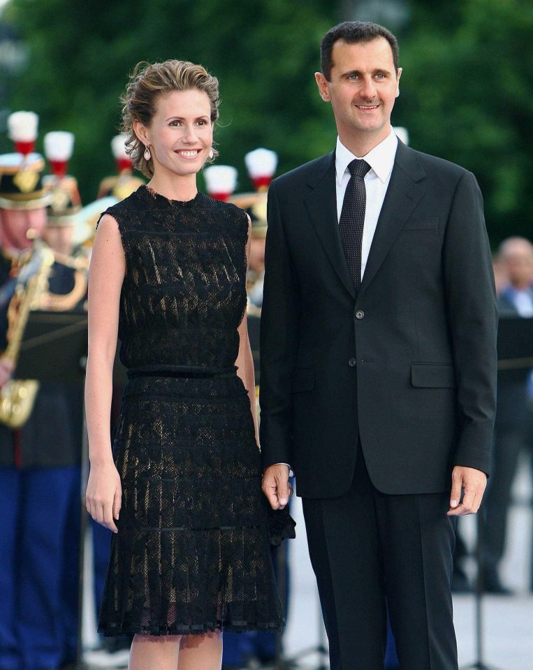 Assad and British-born wife Asma enjoy a lavish lifestyle while Syria's military slaughters innocent children