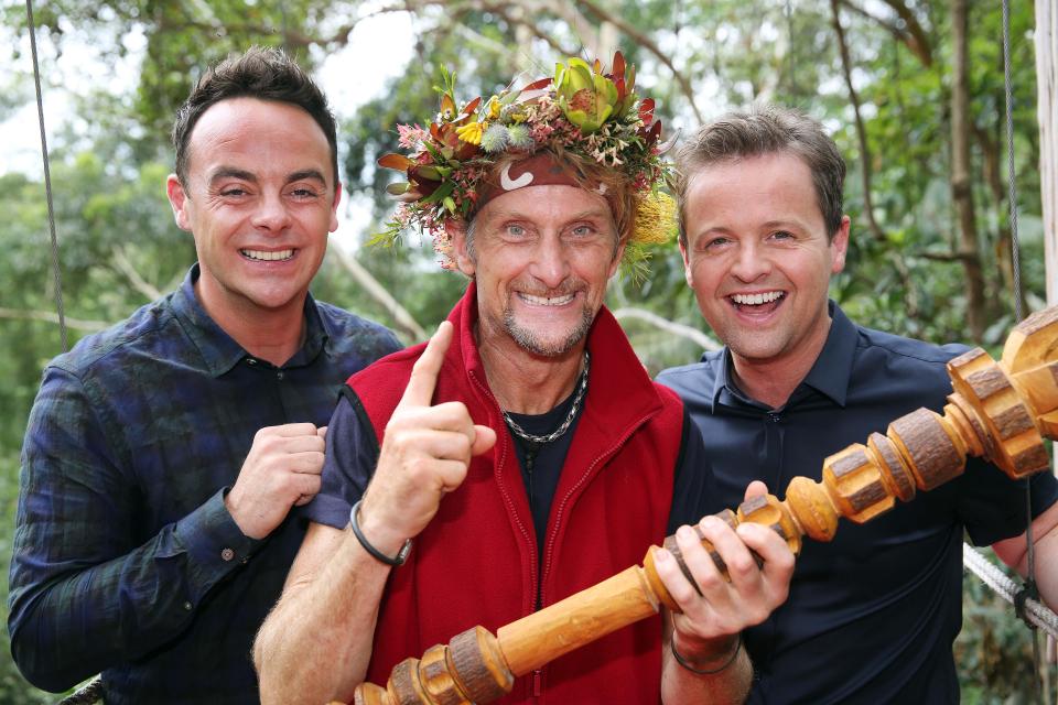  Carl won I'm A Celebrity in 2014 and was chummy with Ant and his co-star Declan Donnelly