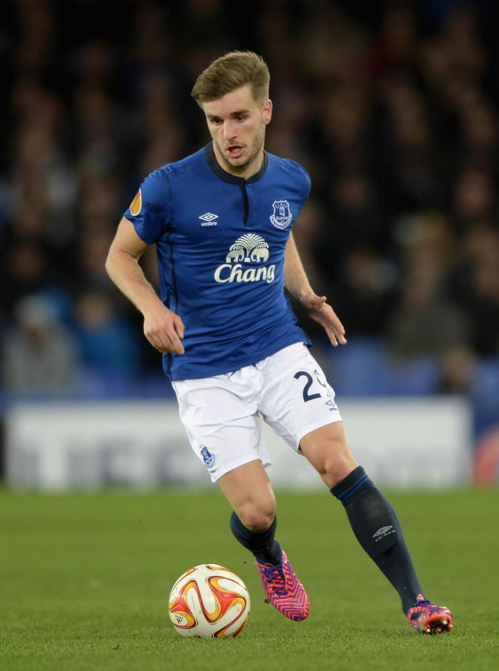  Luke Garbutt has been told he can leave Everton by boss Sam Allardyce