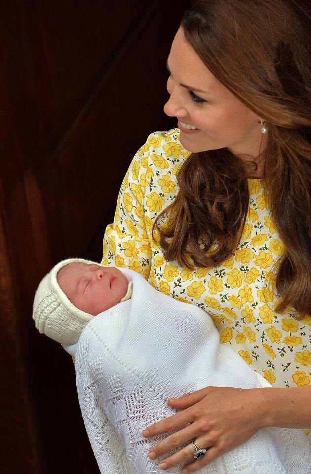  The Duchess of Cambridge later delivered Princess Charlotte in 2015