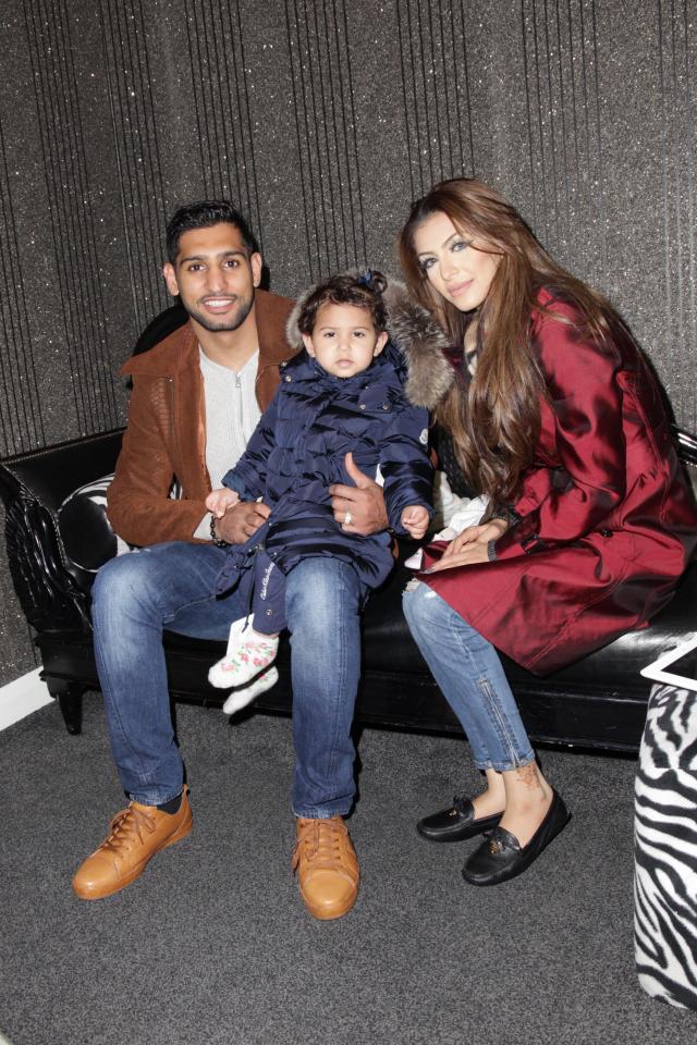  Amir is already a doting daughter to one - a little girl called Lamaisah