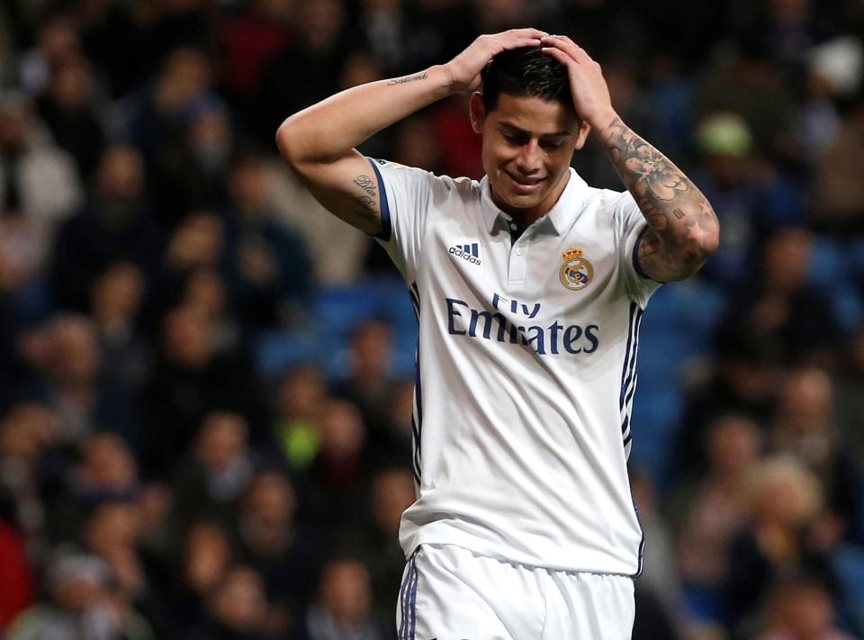 James Rodriguez flopped at Real Madrid when big things were expected of him