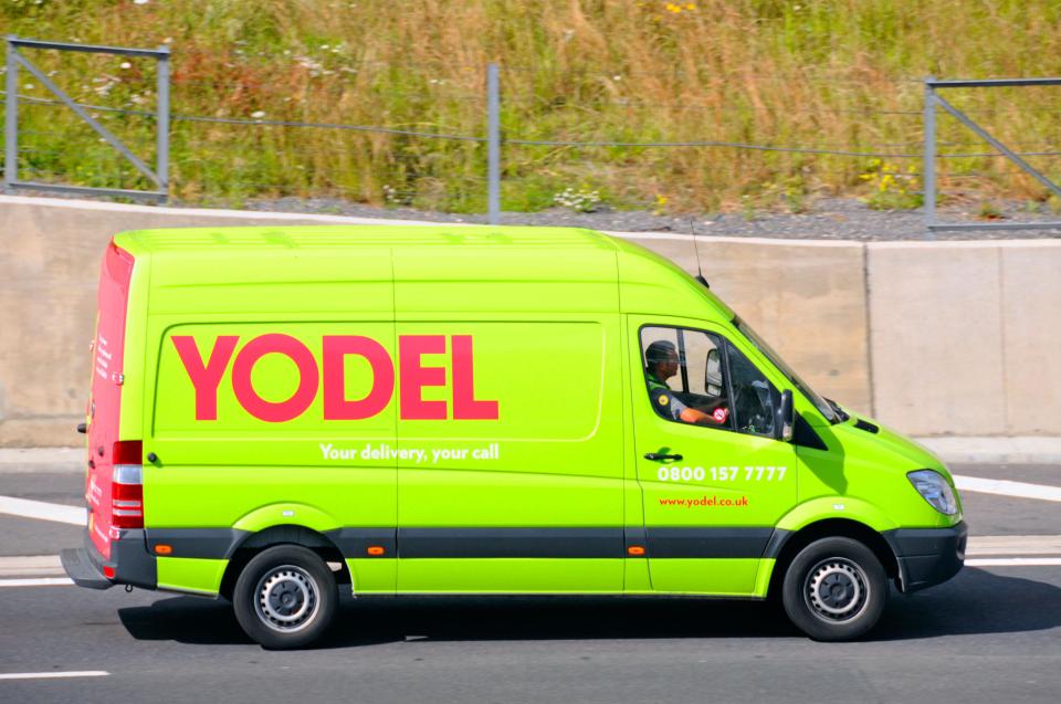  The blank book of slips was accidentally posted through his letterbox by a Yodel driver