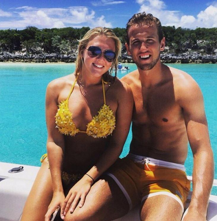 Harry Kane and Kate Goodland