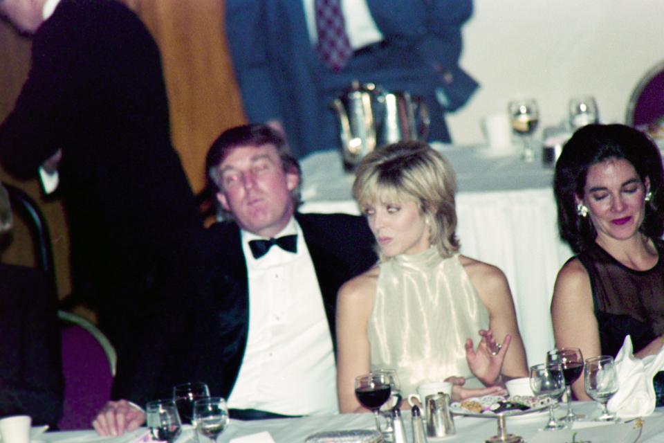  Trump with his then wife Marla Maples