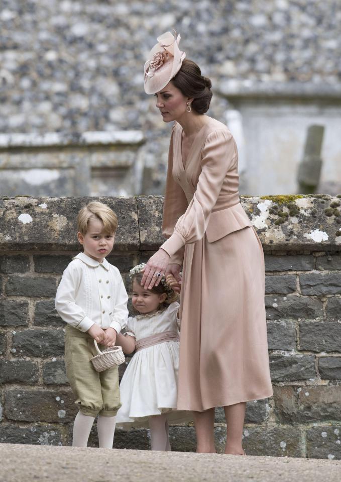 Prince George and Princess Charlotte were page boy and bridesmaid at Pippa Middleton's wedding last year