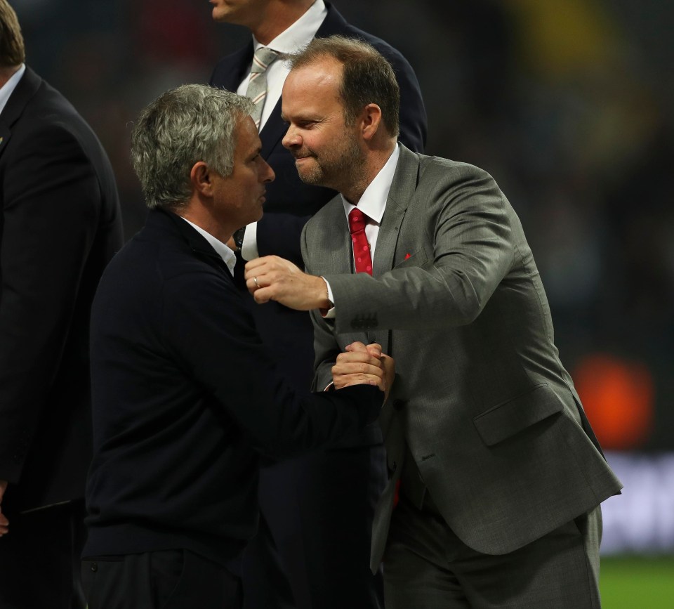 Ed Woodward seems pretty pleased with Jose Mourinho bringing silverware back to Old Trafford