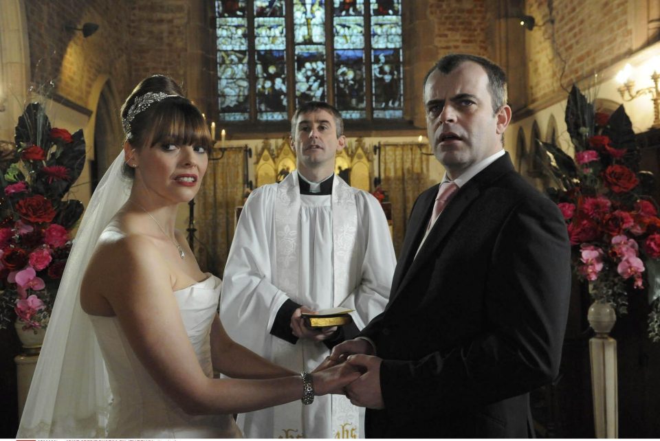  Steve McDonald and Tracy Barlow wed for the first time in 2012 and have an onscreen daughter together