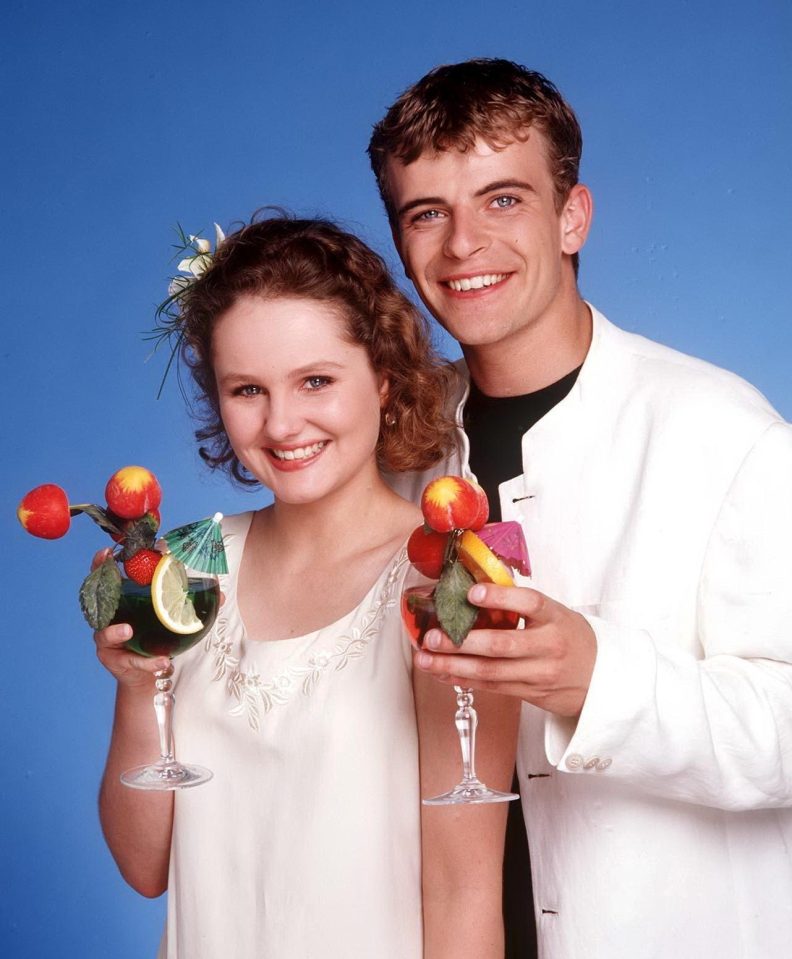  A young Steve, played by Simon Gregson, married his first wife Vicky Arden, played by Chloe Newsome in 1995