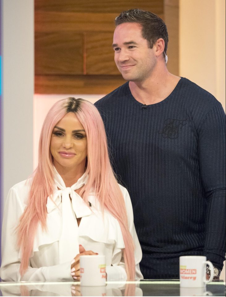 Kieran Hayler with Katie Price on Loose Women