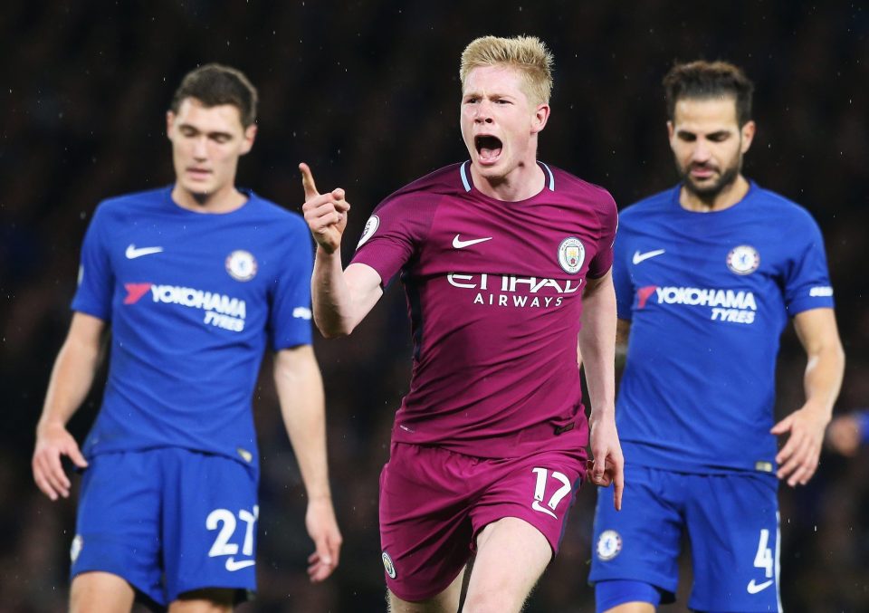 Kevin De Bruyne scored the winner away at his former club Chelsea to secure a 1-0 win