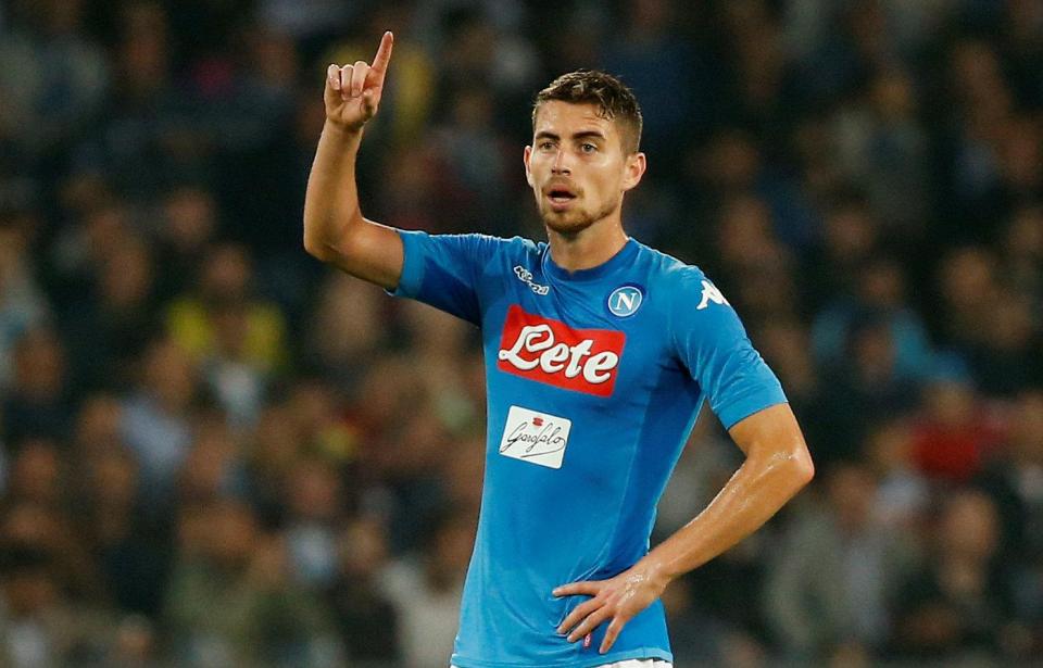 Napoli star Jorginho prefers a move to Man City over Man Utd