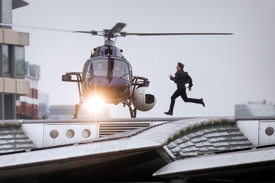 Tom Cruise had to run along Blackfriars Bridge in London whilst shooting the latest Mission Impossible film