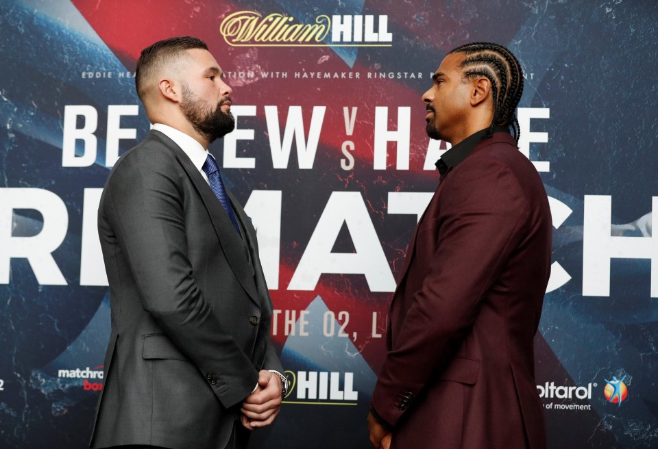 David Haye will be going for redemption when he fights Tony Bellew on May 5, Bellew will be gunning for a repeat