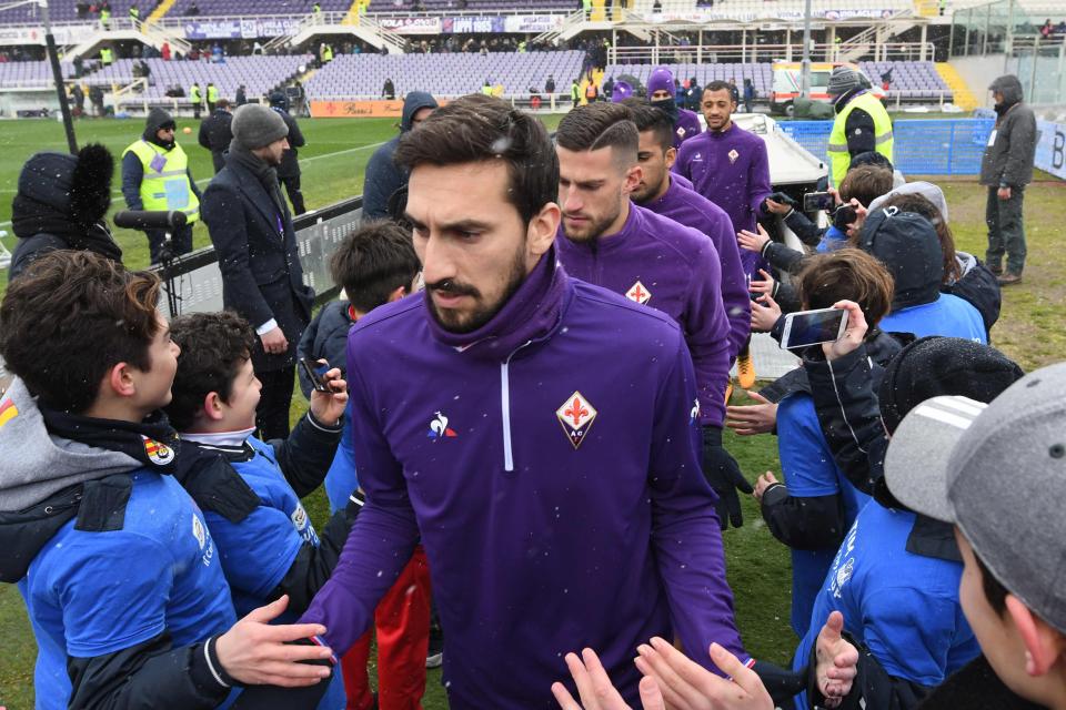 Davide Astori, who sadly passed away on March 4, before Fiorentina were due to face Udinese