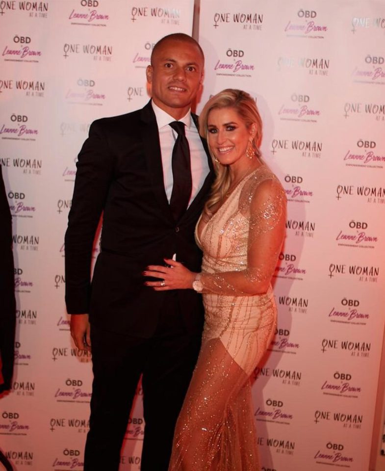  Leanne Brown, pictured with football ace husband Wes Brown, recently quit The Real Housewives of Cheshire