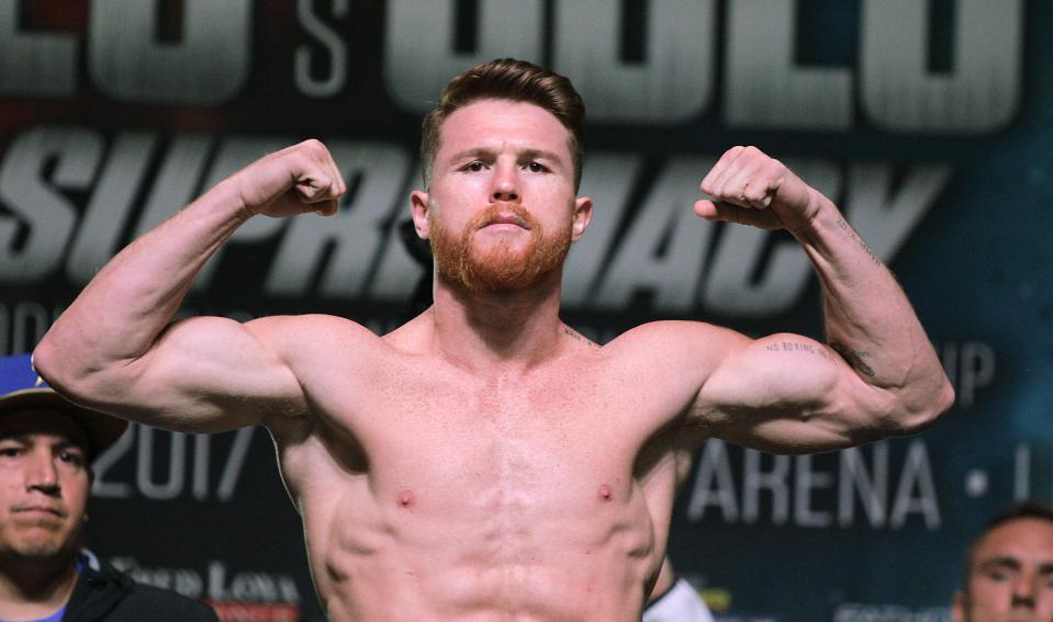  Canelo Alvarez has been suspended for six months from boxing after giving two failed drugs tests