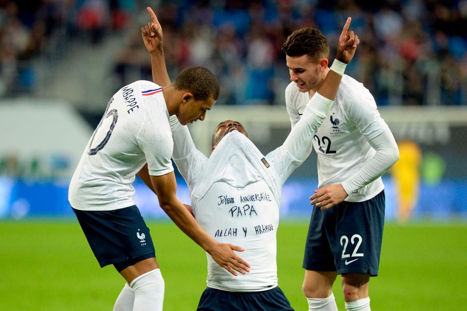  France ace Pogba pays tribute to his late father after scoring for France