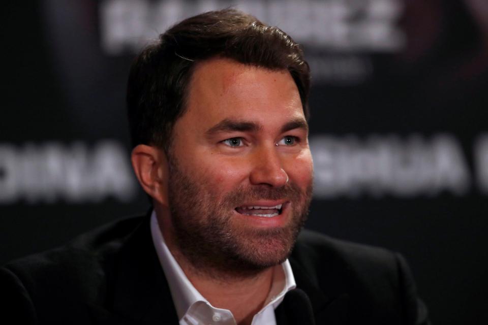 Eddie Hearn refused to bow to Wilders demands of a 50/50 split for the £75m bout