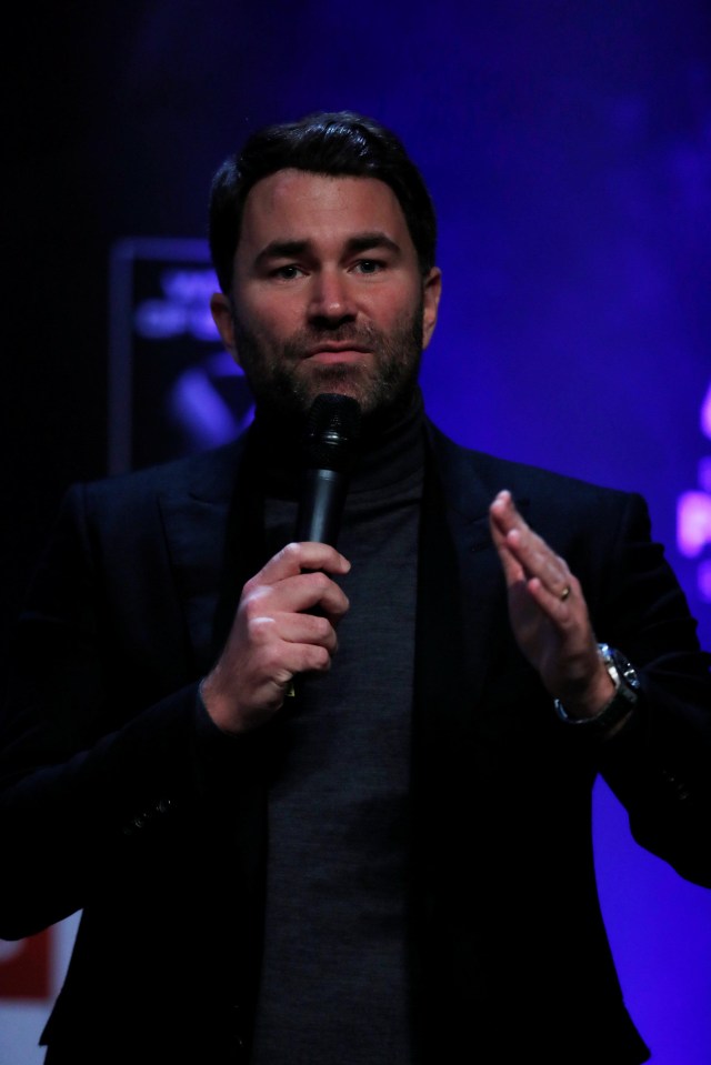 Eddie Hearn wants the fight to happen in December under the roof of the Principality Stadium