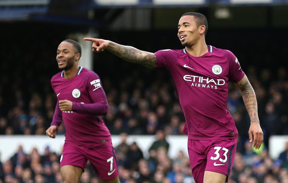  Gabriel Jesus is set to win the nod ahead of Sergio Aguero to play up front for City