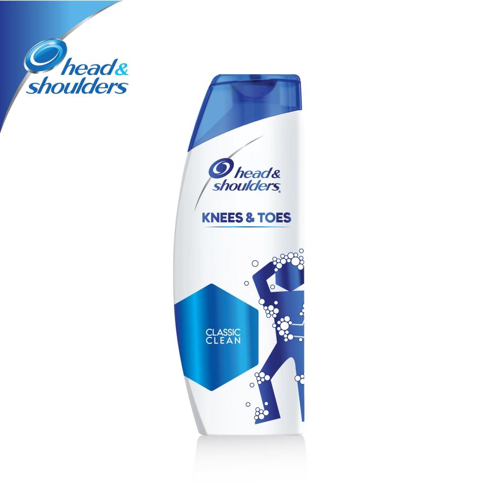  Head & Shoulders' new Knees & Toes shampoo was launched this morning amid a horde of hoaxes