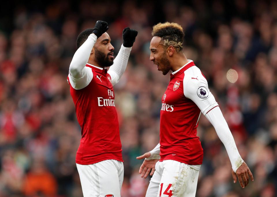  Arsene Wenger wants to unleash Alexandre Lacazette and Pierre-Emerick Aubameyang together